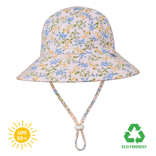 NEW - Burnt Toast - Kids Bucket Sun Hat - Flower Daze